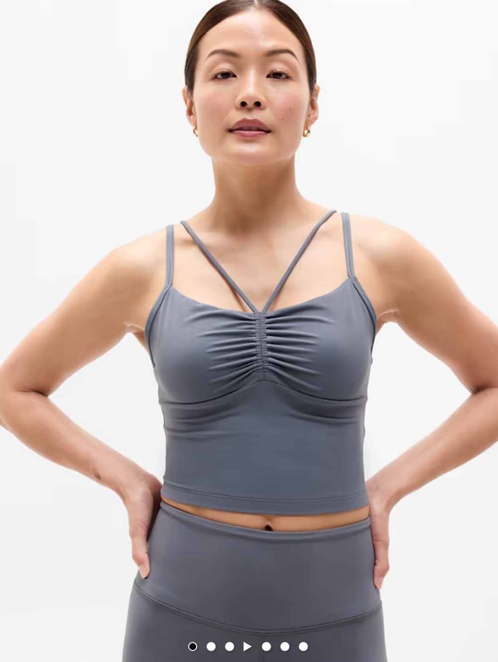ATHLETA | Cinch Cami Crop Bra Buttery-soft compression for low-impact support.